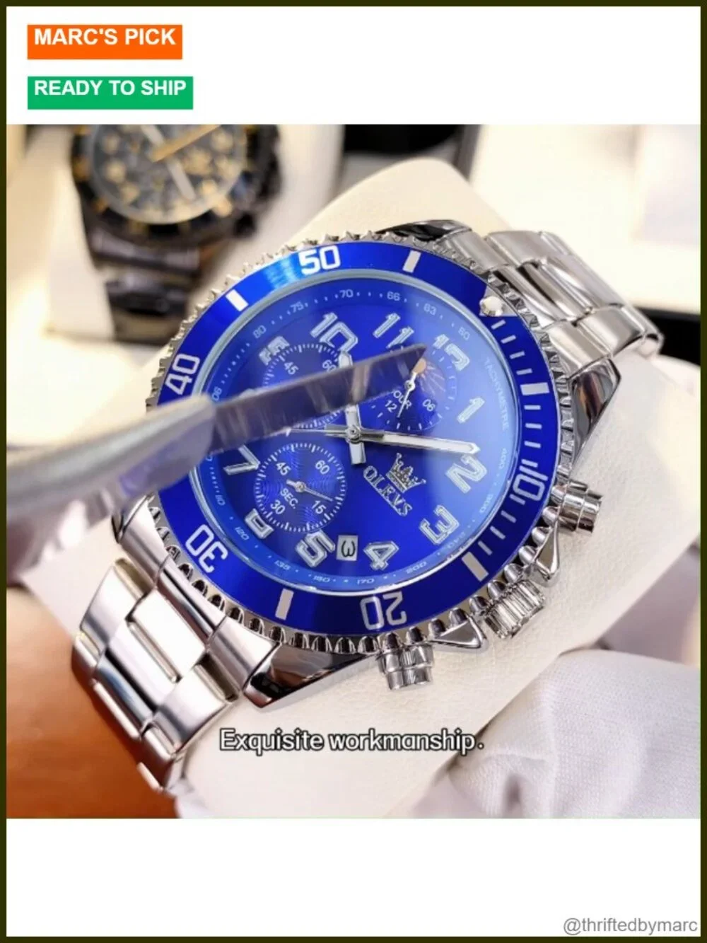 Luxury Stainless Steel Men's Day Date Quartz Dress Watch Luminous